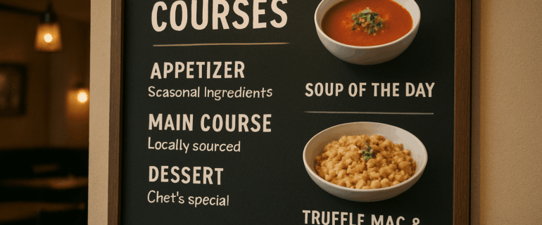 Creative Menu Boards Creative Menu Boards