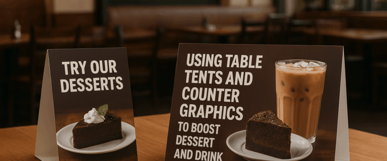 Table Tents and Counter Graphics Table Tents and Counter Graphics